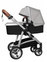 Коляска 2 в 1 Baby Tilly T-165 Futuro Air, Mist Grey (Серый)