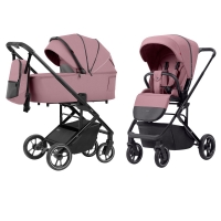 Коляска 2 в 1 Carrello Alfa CRL-6507 / 2024, Rouge Pink (Розовый)