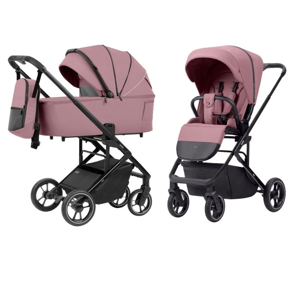 Коляска 2 в 1 Carrello Alfa CRL-6507 / 2024, Rouge Pink (Розовый)