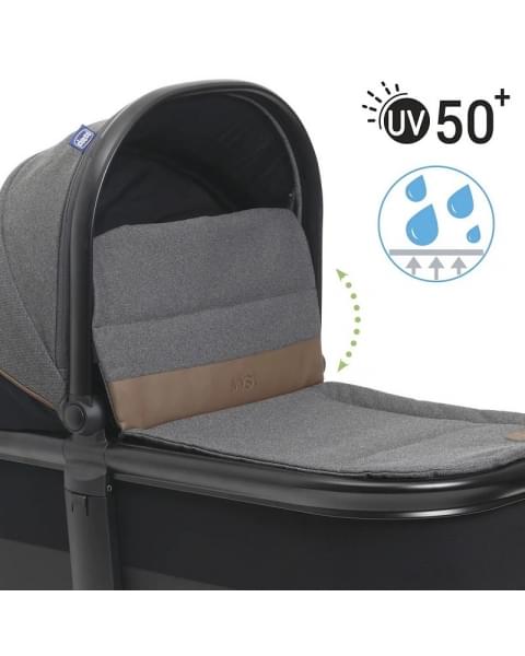 Коляска 2 в 1 Chicco Mysa, Black Satin (Черный)