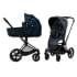 Коляска 2 в 1 Cybex Priam IV Jewels of Nature/Matt Black