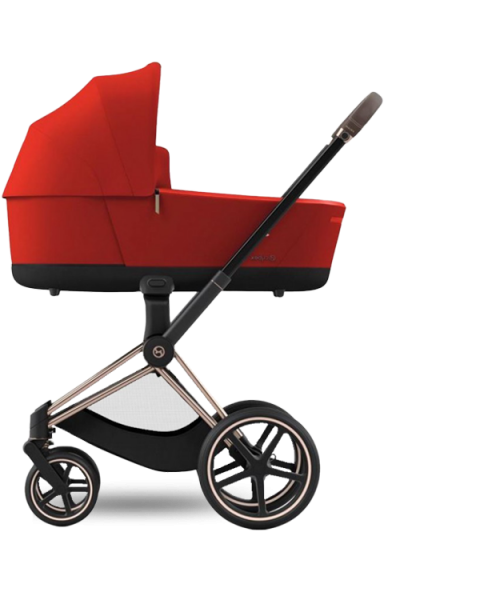 Коляска 2 в 1 Cybex Priam IV шасси Rose Gold, Autumn Gold (Оранжевый)