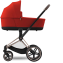 Коляска 2 в 1 Cybex Priam IV шасси Rose Gold, Autumn Gold (Оранжевый)