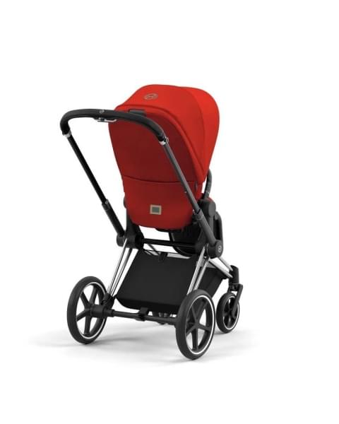 Коляска 2 в 1 Cybex Priam IV шасси Rose Gold, Autumn Gold (Оранжевый)