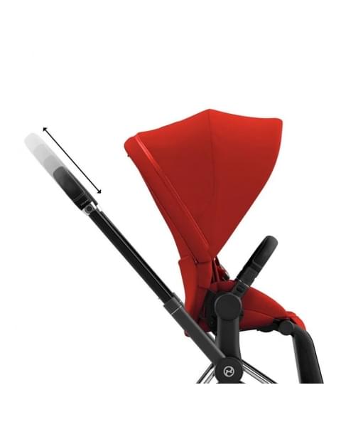 Коляска 2 в 1 Cybex Priam IV шасси Rose Gold, Autumn Gold (Оранжевый)