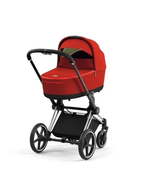 Коляска 2 в 1 Cybex Priam IV шасси Rose Gold, Autumn Gold (Оранжевый)