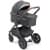 Коляска 2 в 1 Happy Baby Mommer Pro Nova (надувные колеса), Dark Grey Nova (Темно-серый)