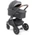 Коляска 2 в 1 Happy Baby Mommer Pro Nova (надувные колеса), Dark Grey Nova (Темно-серый)