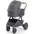 Коляска 2 в 1 Happy Baby Mommer Pro Nova (надувные колеса), Dark Grey Nova (Темно-серый)