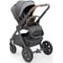 Коляска 2 в 1 Happy Baby Mommer Pro Nova (надувные колеса), Dark Grey Nova (Темно-серый)