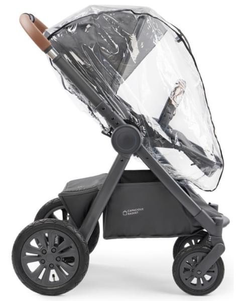Коляска 2 в 1 Happy Baby Mommer Pro Nova (надувные колеса), Dark Grey Nova (Темно-серый)