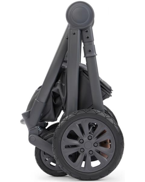 Коляска 2 в 1 Happy Baby Mommer Pro Nova (надувные колеса), Dark Grey Nova (Темно-серый)