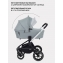 Коляска 2 в 1 Mowbaby Zoom PU silver green tea