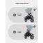 Коляска 2 в 1 Mowbaby Zoom PU silver green tea
