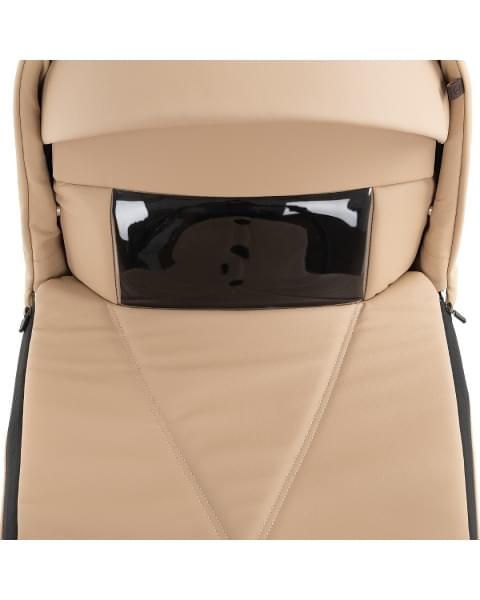 Коляска 2 в 1 Roan Bass Next Classic Leather / колеса d12, Caramel (Светло-коричневый)
