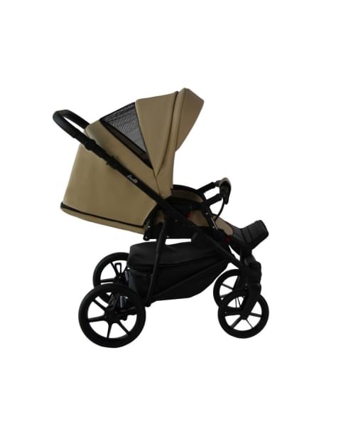 Коляска 2 в 1 Sevillababy Tisso, TIS-02 - Бежевый / Эко-кожа