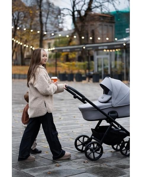 Коляска 2 в 1 Tutis Leo 3+, Stone Grey (227)