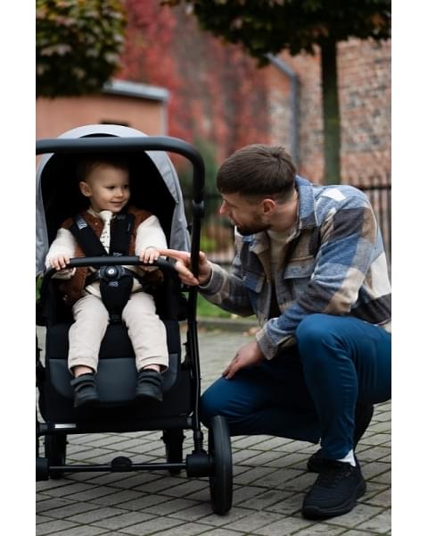 Коляска 2 в 1 Tutis Leo 3+, Stone Grey (227)