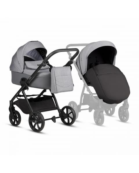 Коляска 2 в 1 Tutis Leo 3+, Stone Grey (227)
