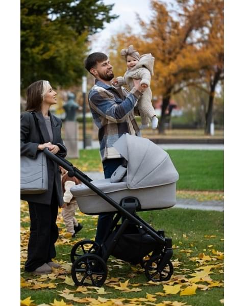 Коляска 2 в 1 Tutis Leo 3+, Stone Grey (227)
