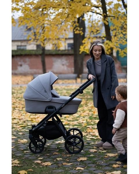 Коляска 2 в 1 Tutis Leo 3+, Stone Grey (227)