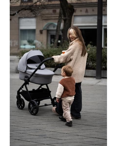Коляска 2 в 1 Tutis Leo 3+, Stone Grey (227)