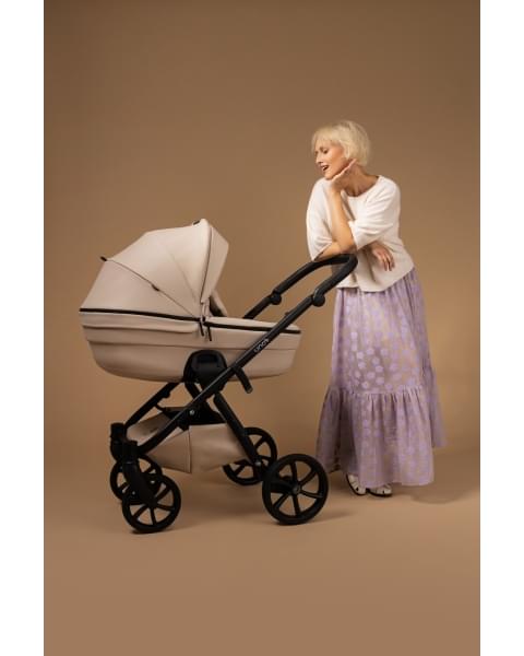 Коляска 2 в 1 Tutis Uno 6+ Leather Collection, Latte (151)