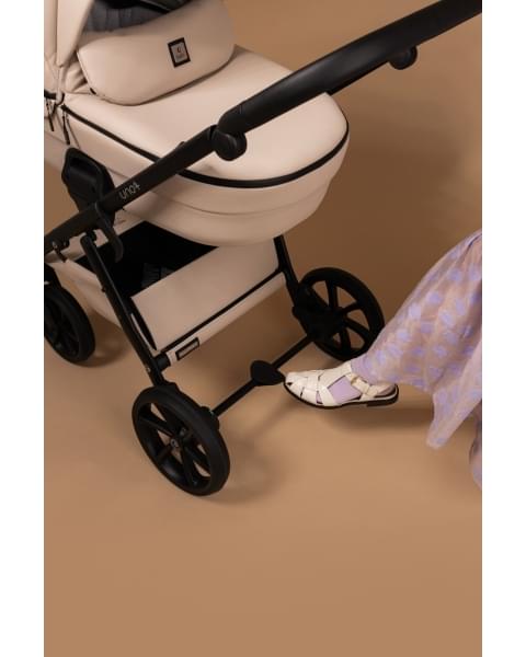 Коляска 2 в 1 Tutis Uno 6+ Leather Collection, Latte (151)