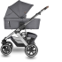 Коляска 3 в 1 ABC-Design Salsa 4 Air 2023, Asphalt / Автокресло Asphalt (Серый / Серый)