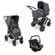 Коляска 3 в 1 ABC-Design Salsa 4 Air 2023, Asphalt / Автокресло Asphalt (Серый / Серый)