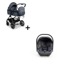 Коляска 3 в 1 Agex Life, Grey (Серый)