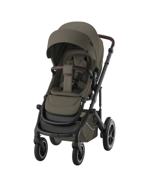 Коляска 3 в 1 Britax Roemer Smile 5Z Lux Collection, Urban Olive (Темно-зеленый) + Автокресло Baby-Safe Pro, Urban Olive (Темно-зеленый)