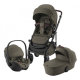 Коляска 3 в 1 Britax Roemer Smile 5Z Lux Collection, Urban Olive (Темно-зеленый) + Автокресло Baby-Safe Pro, Urban Olive (Темно-зеленый)