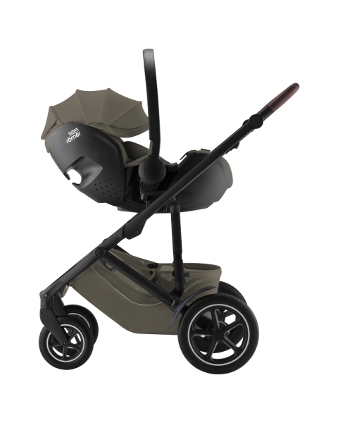 Коляска 3 в 1 Britax Roemer Smile 5Z Lux Collection, Urban Olive (Темно-зеленый) + Автокресло Baby-Safe Pro, Urban Olive (Темно-зеленый)