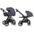 Коляска 3 в 1 Carrello Omega + CRL-6545, Meteor Grey (Серый)
