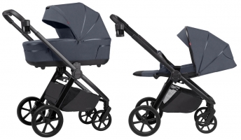 Коляска 3 в 1 Carrello Omega + CRL-6545, Meteor Grey (Серый)