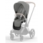 Коляска 3 в 1 Cybex Priam IV Chrome Brown complete и автокресло Aton B2 i-Size Bay Blue Mirage Grey