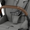 Коляска 3 в 1 Cybex Priam IV Chrome Brown complete и автокресло Aton B2 i-Size Bay Blue Mirage Grey