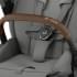 Коляска 3 в 1 Cybex Priam IV Chrome Brown complete и автокресло Aton B2 i-Size Bay Blue Mirage Grey