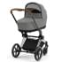 Коляска 3 в 1 Cybex Priam IV Chrome Brown complete и автокресло Aton B2 i-Size Bay Blue Mirage Grey