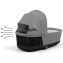 Коляска 3 в 1 Cybex Priam IV Chrome Brown complete и автокресло Aton B2 i-Size Bay Blue Mirage Grey