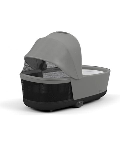 Коляска 3 в 1 Cybex Priam IV Chrome Brown complete и автокресло Aton B2 i-Size Bay Blue Mirage Grey