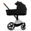Коляска 3 в 1 Cybex Priam IV Chrome Brown и автокресло Aton B2 i-Size Bay Blue Sepia Black