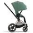Коляска 3 в 1 Cybex Priam IV Rosegold и автокресло Aton B2 i-Size Leaf Green/Dynamic Red