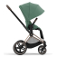 Коляска 3 в 1 Cybex Priam IV Rosegold и автокресло Aton B2 i-Size Leaf Green/Dynamic Red