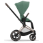 Коляска 3 в 1 Cybex Priam IV Rosegold и автокресло Aton B2 i-Size Leaf Green/Dynamic Red