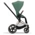 Коляска 3 в 1 Cybex Priam IV Rosegold и автокресло Aton B2 i-Size Leaf Green/Dynamic Red