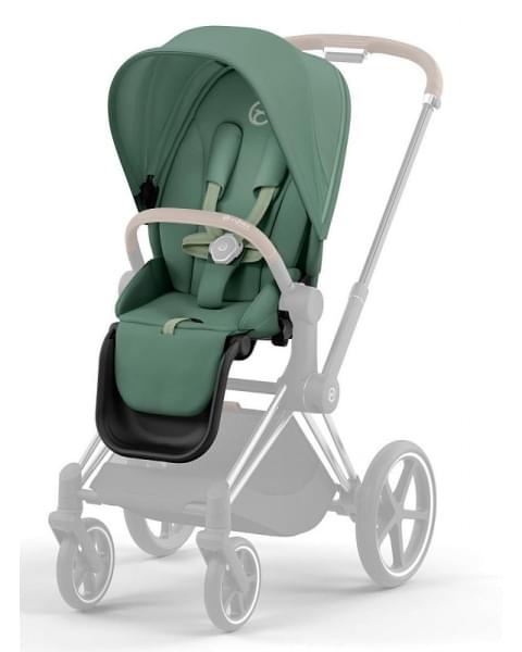 Коляска 3 в 1 Cybex Priam IV Rosegold и автокресло Aton B2 i-Size Leaf Green/Dynamic Red