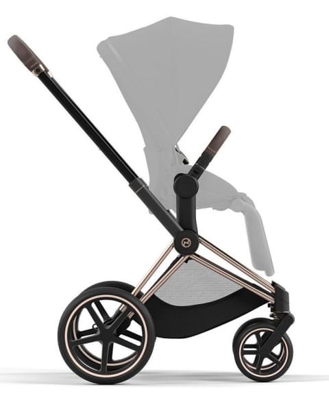 Коляска 3 в 1 Cybex Priam IV Rosegold и автокресло Aton B2 i-Size Leaf Green/Dynamic Red