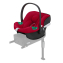 Коляска 3 в 1 Cybex Priam IV Rosegold и автокресло Aton B2 i-Size Leaf Green/Dynamic Red